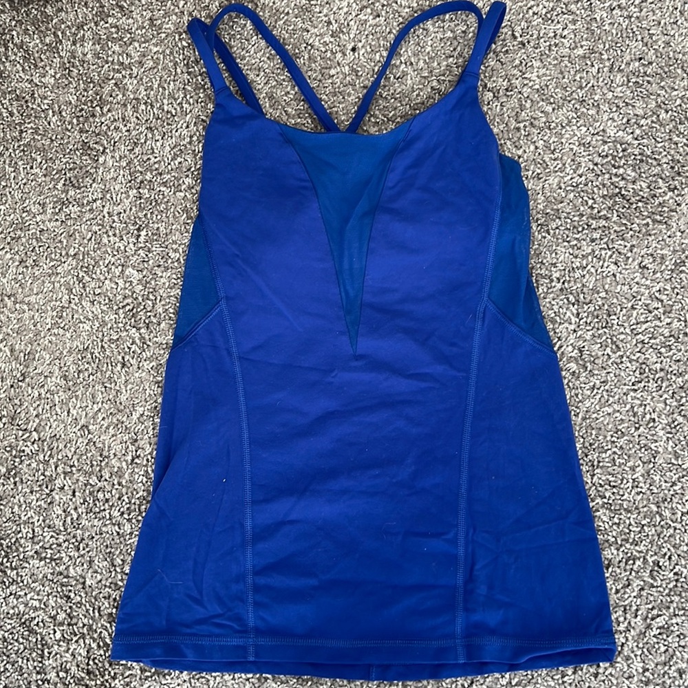 Mesh back lululemon tank